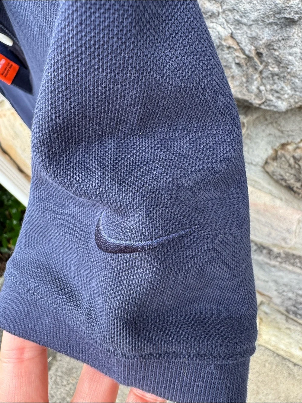 Nike Women's Dri-Fit Navy Polo Mini Dress Medium Tennis Preppy Athletic Golf